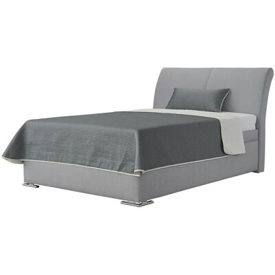 Höffner Polsterbett Derwent ¦ grau ¦ Maße (cm): B: 149 H: 114 Höffner Polsterbett Derwent ¦ grau ¦ Maße (cm): B: 149 H: 114