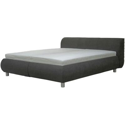 Höffner Polsterbett Bristol ¦ grau ¦ Maße (cm): B: 179 H: 86 Höffner Polsterbett Bristol ¦ grau ¦ Maße (cm): B: 179 H: 86