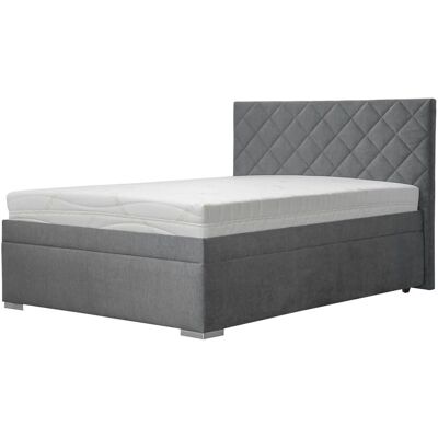 Höffner Polsterbett Kelso ¦ grau ¦ Maße (cm): B: 131 H: 117 Höffner Polsterbett Kelso ¦ grau ¦ Maße (cm): B: 131 H: 117