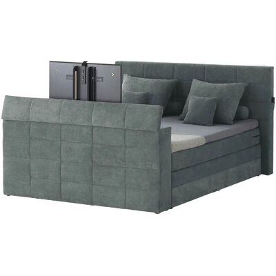 uno TV-Boxspringbett mit motorischer TV-Halterung Dillon ¦ grau ¦ Maße (cm): B: uno TV-Boxspringbett mit motorischer TV-Halterung Dillon ¦ grau ¦ Maße (cm): B: