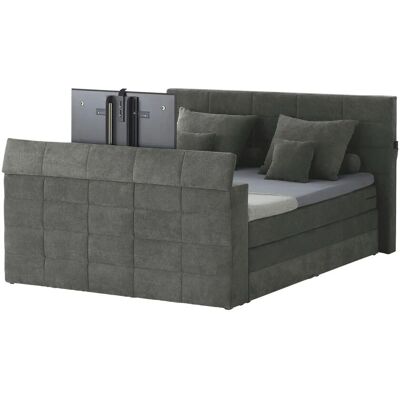 uno TV-Boxspringbett mit motorischer TV-Halterung Dillon ¦ grau ¦ Maße (cm): B: uno TV-Boxspringbett mit motorischer TV-Halterung Dillon ¦ grau ¦ Maße (cm): B: