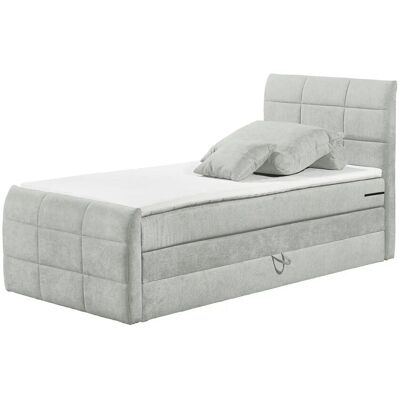 uno Boxspringbett mit Bettkasten Kosmo ¦ grau ¦ Maße (cm): B: 103 H: 113 uno Boxspringbett mit Bettkasten Kosmo ¦ grau ¦ Maße (cm): B: 103 H: 113