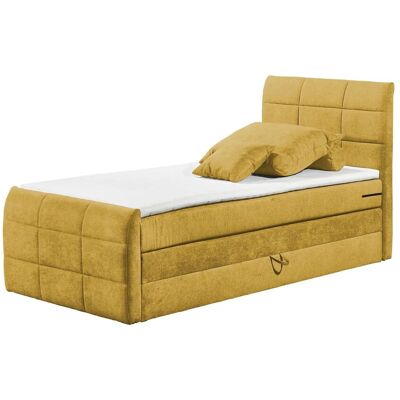 uno Boxspringbett mit Bettkasten Kosmo ¦ gelb ¦ Maße (cm): B: 103 H: 113 uno Boxspringbett mit Bettkasten Kosmo ¦ gelb ¦ Maße (cm): B: 103 H: 113