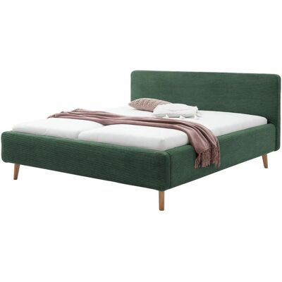 Höffner Polsterbett mit Bettkasten Mattis ¦ grün ¦ Maße (cm): B: 201 H: 105 Höffner Polsterbett mit Bettkasten Mattis ¦ grün ¦ Maße (cm): B: 201 H: 105