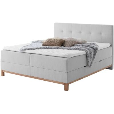 Maison bleue Mara Boxspringbett - Grau, 182x116 cm Maison bleue Mara Boxspringbett - Grau, 182x116 cm