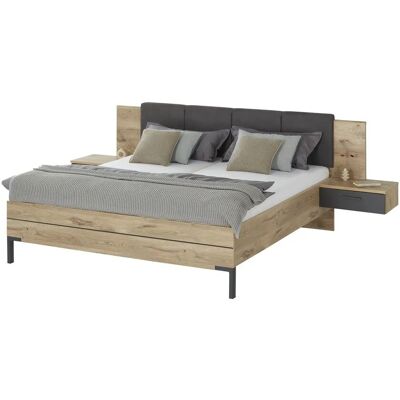 uno Bettanlage Bilbao ¦ holzfarben ¦ Maße (cm): B: 295,4 H: 98,3 uno Bettanlage Bilbao ¦ holzfarben ¦ Maße (cm): B: 295,4 H: 98,3