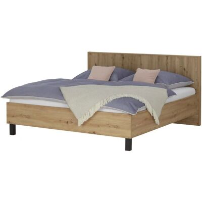 Höffner Doppelbett Calvas ¦ holzfarben ¦ Maße (cm): B: 192,4 H: 102 Höffner Doppelbett Calvas ¦ holzfarben ¦ Maße (cm): B: 192,4 H: 102