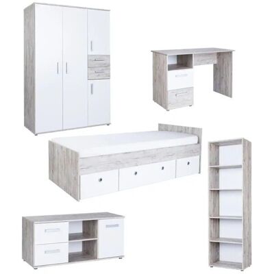 Höffner Jugendzimmer 5er-Set Bennet ¦ mehrfarbig ¦ Maße (cm): B: 621 H: 574 Höffner Jugendzimmer 5er-Set Bennet ¦ mehrfarbig ¦ Maße (cm): B: 621 H: 574