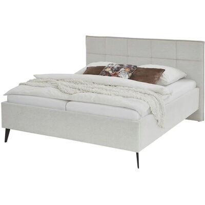 Höffner Polsterbettgestell Paulo - beige - 182x120 cm - Bett mit Stauraum Höffner Polsterbettgestell Paulo - beige - 182x120 cm - Bett mit Stauraum