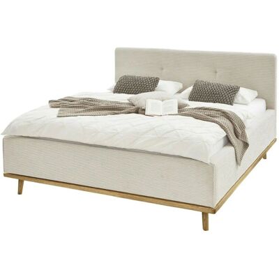 Musterring Polsterbett mit Bettkasten Delphi Cord ¦ beige ¦ Maße (cm): B: 198 H: Musterring Polsterbett mit Bettkasten Delphi Cord ¦ beige ¦ Maße (cm): B: 198 H: