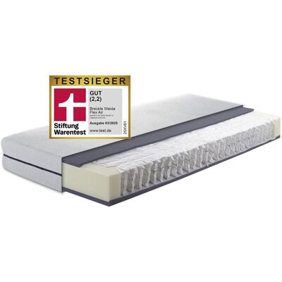 Breckle Taschenfedernkernmatratze Flex Air ¦ weiß ¦ Maße (cm): B: 90 H: 19 Breckle Taschenfedernkernmatratze Flex Air ¦ weiß ¦ Maße (cm): B: 90 H: 19