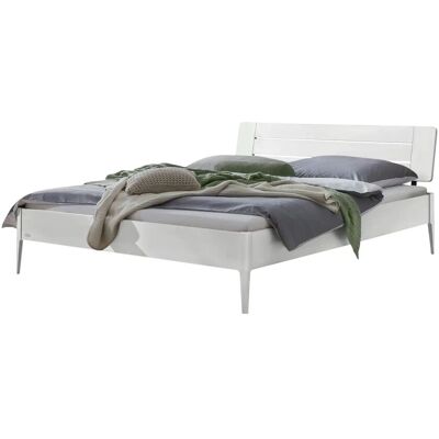 HASENA Holzbett Buche Busseto ¦ weiß ¦ Maße (cm): B: 186 H: 85 HASENA Holzbett Buche Busseto ¦ weiß ¦ Maße (cm): B: 186 H: 85