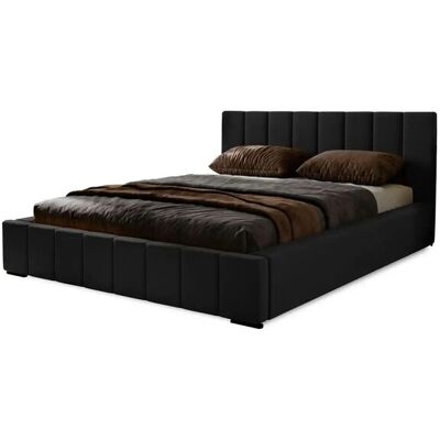 Höffner Polsterbett mit Stauraum Nelia ¦ schwarz ¦ Maße (cm): B: 215 H: 90 Höffner Polsterbett mit Stauraum Nelia ¦ schwarz ¦ Maße (cm): B: 215 H: 90