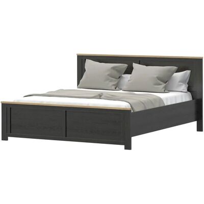 Höffner Doppelbett Toneo ¦ schwarz ¦ Maße (cm): B: 198 H: 103 Höffner Doppelbett Toneo ¦ schwarz ¦ Maße (cm): B: 198 H: 103