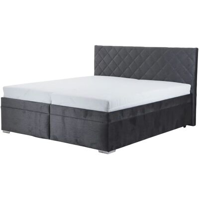 Höffner Polsterbett Kelso ¦ schwarz ¦ Maße (cm): B: 172 H: 117 Höffner Polsterbett Kelso ¦ schwarz ¦ Maße (cm): B: 172 H: 117