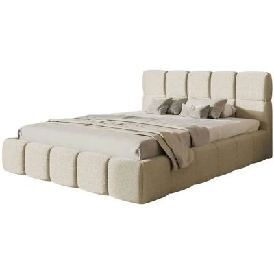 Selsey Polsterbett mit Lattenrost Cloudy ¦ beige ¦ Maße (cm): B: 220 H: 96 Selsey Polsterbett mit Lattenrost Cloudy ¦ beige ¦ Maße (cm): B: 220 H: 96