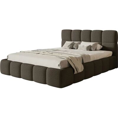Selsey Polsterbett mit Lattenrost Cloudy ¦ braun ¦ Maße (cm): B: 220 H: 96 Selsey Polsterbett mit Lattenrost Cloudy ¦ braun ¦ Maße (cm): B: 220 H: 96