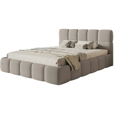 Selsey Polsterbett mit Lattenrost Cloudy ¦ grau ¦ Maße (cm): B: 220 H: 96 Selsey Polsterbett mit Lattenrost Cloudy ¦ grau ¦ Maße (cm): B: 220 H: 96