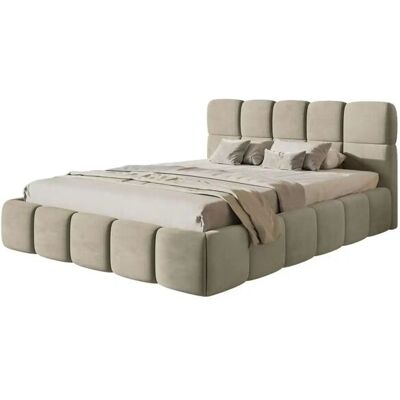 Selsey Polsterbett mit Lattenrost Cloudy ¦ beige ¦ Maße (cm): B: 200 H: 96 Selsey Polsterbett mit Lattenrost Cloudy ¦ beige ¦ Maße (cm): B: 200 H: 96