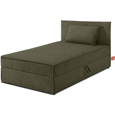 KONSIMO Boxbett mit Stauraum H2 Roti ¦ grün ¦ Maße (cm): B: 105 H: 89 KONSIMO Boxbett mit Stauraum H2 Roti ¦ grün ¦ Maße (cm): B: 105 H: 89