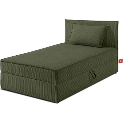KONSIMO Boxbett mit Stauraum H2 Roti ¦ grün ¦ Maße (cm): B: 85 H: 89 KONSIMO Boxbett mit Stauraum H2 Roti ¦ grün ¦ Maße (cm): B: 85 H: 89