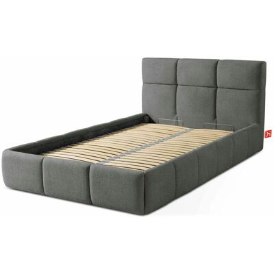 KONSIMO Polsterbett Altos ¦ grau ¦ Maße (cm): B: 136 H: 96 KONSIMO Polsterbett Altos ¦ grau ¦ Maße (cm): B: 136 H: 96