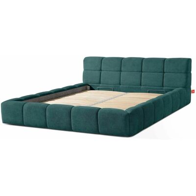 KONSIMO Polsterbett Aeri ¦ blau ¦ Maße (cm): B: 230 H: 88 KONSIMO Polsterbett Aeri ¦ blau ¦ Maße (cm): B: 230 H: 88