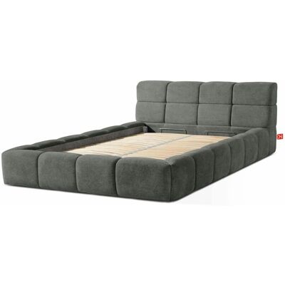 KONSIMO Polsterbett Aeri ¦ grau ¦ Maße (cm): B: 170 H: 88 KONSIMO Polsterbett Aeri ¦ grau ¦ Maße (cm): B: 170 H: 88
