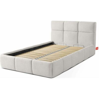 KONSIMO Polsterbett Altos ¦ weiß ¦ Maße (cm): B: 136 H: 96 KONSIMO Polsterbett Altos ¦ weiß ¦ Maße (cm): B: 136 H: 96