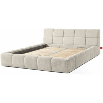 KONSIMO Polsterbett Aeri ¦ creme ¦ Maße (cm): B: 210 H: 88 KONSIMO Polsterbett Aeri ¦ creme ¦ Maße (cm): B: 210 H: 88