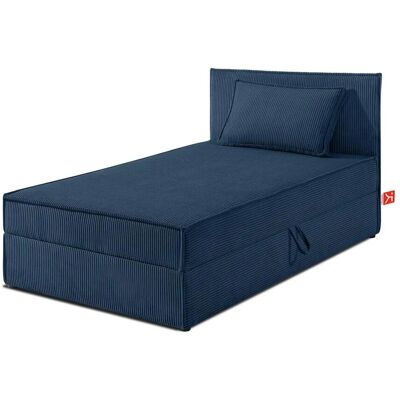 KONSIMO Boxbett mit Stauraum H2 Roti ¦ blau ¦ Maße (cm): B: 95 H: 89 KONSIMO Boxbett mit Stauraum H2 Roti ¦ blau ¦ Maße (cm): B: 95 H: 89