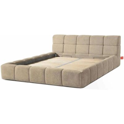 KONSIMO Polsterbett Aeri ¦ creme ¦ Maße (cm): B: 210 H: 88 KONSIMO Polsterbett Aeri ¦ creme ¦ Maße (cm): B: 210 H: 88