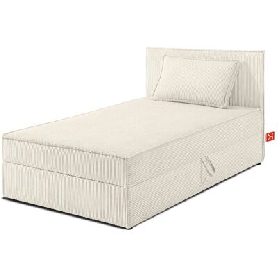 KONSIMO Boxbett mit Stauraum H2 Roti ¦ creme ¦ Maße (cm): B: 95 H: 89 KONSIMO Boxbett mit Stauraum H2 Roti ¦ creme ¦ Maße (cm): B: 95 H: 89