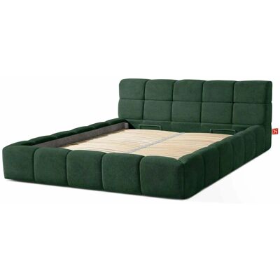 KONSIMO Polsterbett Aeri ¦ grün ¦ Maße (cm): B: 210 H: 88 KONSIMO Polsterbett Aeri ¦ grün ¦ Maße (cm): B: 210 H: 88
