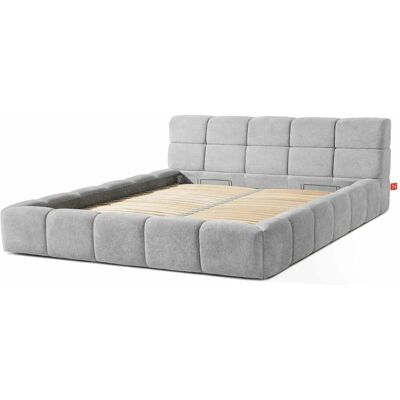 KONSIMO Polsterbett Aeri ¦ grau ¦ Maße (cm): B: 230 H: 88 KONSIMO Polsterbett Aeri ¦ grau ¦ Maße (cm): B: 230 H: 88