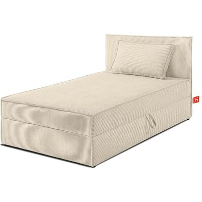KONSIMO Boxbett mit Stauraum H2 Roti ¦ creme ¦ Maße (cm): B: 95 H: 89 KONSIMO Boxbett mit Stauraum H2 Roti ¦ creme ¦ Maße (cm): B: 95 H: 89