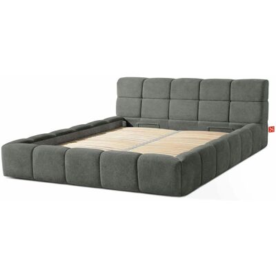 KONSIMO Polsterbett Aeri ¦ grau ¦ Maße (cm): B: 210 H: 88 KONSIMO Polsterbett Aeri ¦ grau ¦ Maße (cm): B: 210 H: 88