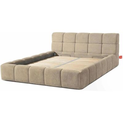 KONSIMO Polsterbett Aeri ¦ creme ¦ Maße (cm): B: 190 H: 88 KONSIMO Polsterbett Aeri ¦ creme ¦ Maße (cm): B: 190 H: 88