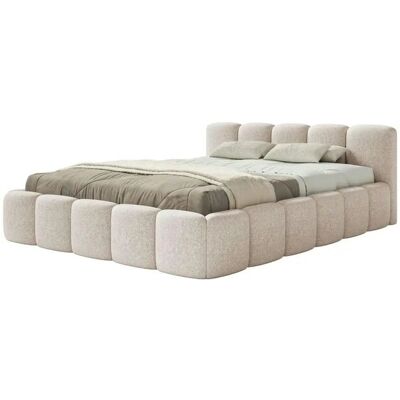 Selsey Polsterbett in Chenille Cloudy Low ¦ beige ¦ Maße (cm): B: 200 H: 72 Selsey Polsterbett in Chenille Cloudy Low ¦ beige ¦ Maße (cm): B: 200 H: 72