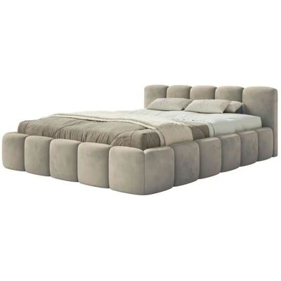 Selsey Polsterbett in Velours Cloudy Low ¦ beige ¦ Maße (cm): B: 200 H: 72 Selsey Polsterbett in Velours Cloudy Low ¦ beige ¦ Maße (cm): B: 200 H: 72