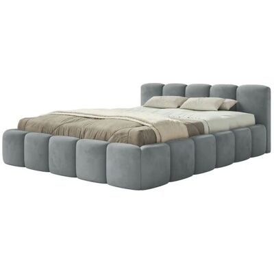 Selsey Polsterbett in Velours Cloudy Low ¦ grau ¦ Maße (cm): B: 220 H: 72 Selsey Polsterbett in Velours Cloudy Low ¦ grau ¦ Maße (cm): B: 220 H: 72