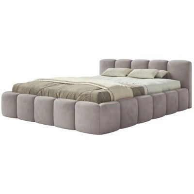 Selsey Polsterbett in Velours Cloudy Low ¦ grau ¦ Maße (cm): B: 220 H: 72 Selsey Polsterbett in Velours Cloudy Low ¦ grau ¦ Maße (cm): B: 220 H: 72