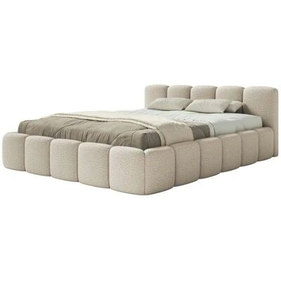 Selsey Polsterbett in Bouclé Cloudy Low ¦ beige ¦ Maße (cm): B: 160 H: 72 Selsey Polsterbett in Bouclé Cloudy Low ¦ beige ¦ Maße (cm): B: 160 H: 72