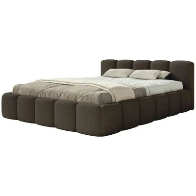 Selsey Polsterbett in Bouclé Cloudy Low ¦ braun ¦ Maße (cm): B: 200 H: 72 Selsey Polsterbett in Bouclé Cloudy Low ¦ braun ¦ Maße (cm): B: 200 H: 72