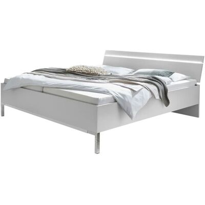 Höffner Doppelbett 180 x 200 cm Vitreo Neo ¦ weiß ¦ Maße (cm): B: 185,4 H: 86 Höffner Doppelbett 180 x 200 cm Vitreo Neo ¦ weiß ¦ Maße (cm): B: 185,4 H: 86