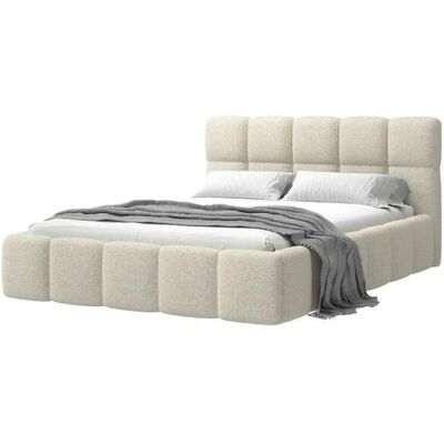 Selsey Polsterbett mit Lattenrost Cloudy ¦ beige ¦ Maße (cm): B: 180 H: 96 Selsey Polsterbett mit Lattenrost Cloudy ¦ beige ¦ Maße (cm): B: 180 H: 96