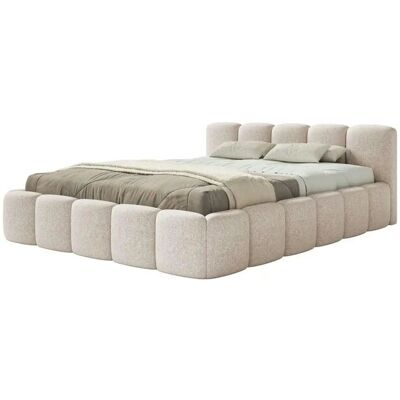 Selsey Polsterbett mit Bettkasten Cloudy Low ¦ beige ¦ Maße (cm): B: 220 H: 72 Selsey Polsterbett mit Bettkasten Cloudy Low ¦ beige ¦ Maße (cm): B: 220 H: 72