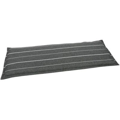 GO-DE Wendeauflage Lines ¦ grau ¦ Maße (cm): B: 48 H: 6 GO-DE Wendeauflage Lines ¦ grau ¦ Maße (cm): B: 48 H: 6