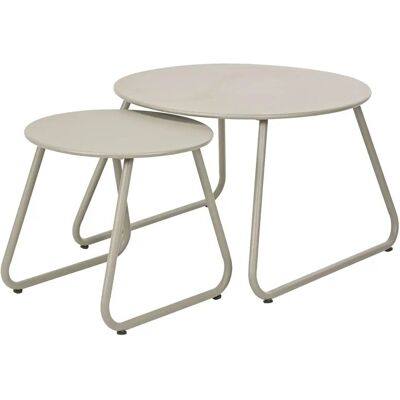 Höffner Beistelltisch-Set Beistelltisch ¦ beige Höffner Beistelltisch-Set Beistelltisch ¦ beige