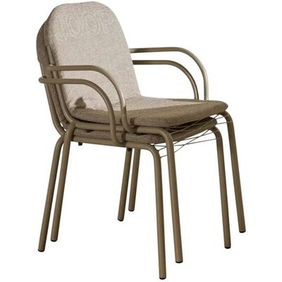 Höffner Gartenstuhl Studio ¦ beige ¦ Maße (cm): B: 66 H: 80 Höffner Gartenstuhl Studio ¦ beige ¦ Maße (cm): B: 66 H: 80